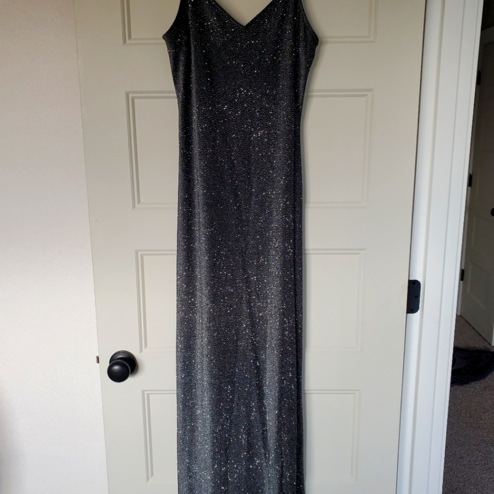 Black sparkling dress